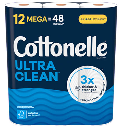 Cottonelle® ultra clean toilet paper