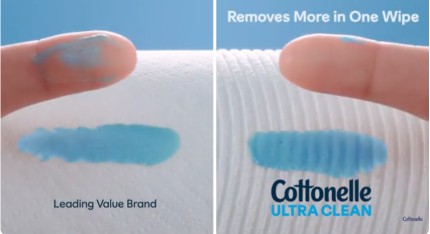 Ultra Clean Cleans More with claim