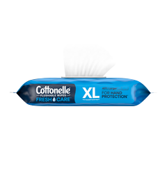 Cottonelle® extra large flushable wipes
